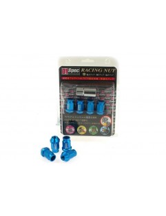 Nuts M12x1.25 Alu 40mm D1Spec Replica Blue Cone