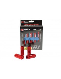 Nuts M12x1.25 Alu 50mm D1Spec Replica Red Cone