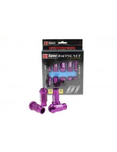 Nuts M12x1.5 Alu 50mm D1Spec Replica Purple Cone