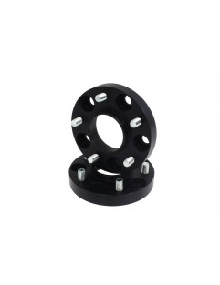 Black Bolted Spacers 22mm 63.3mm 5x108
