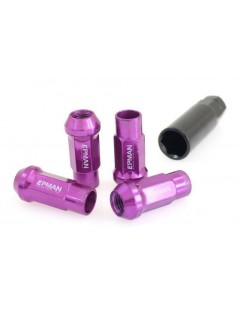 Nuts M12x1.25 Steel 48mm EPMAN Purple Cone