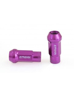 Nuts M12x1.25 Steel 48mm EPMAN Purple Cone