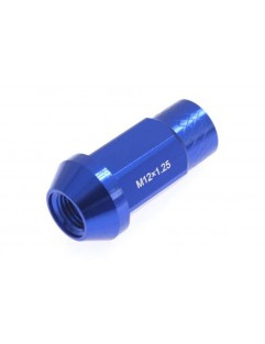 Nødder M12x1.25 Alu 50mm JBR Blue Cone