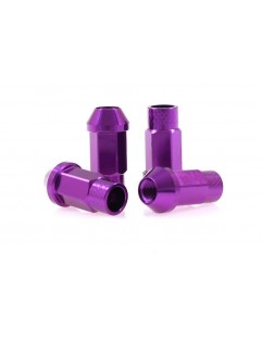 Nuts M12x1.25 Alu 50mm JBR Purple Cone