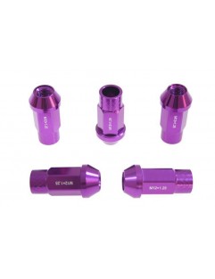 Nuts M12x1.25 Alu 50mm JBR Purple Cone