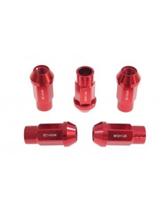 Nuts M12x1.25 Alu 50mm JBR Red Cone