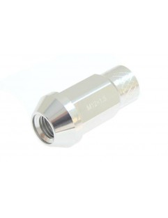 Nuts M12x1.25 Alu 50mm JBR Silver Cone