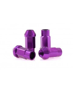 Nuts M12x1.5 Alu 50mm JBR Purple Cone