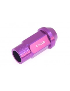 Nuts M12x1.5 Alu 50mm JBR Purple Cone