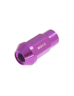 Nuts M12x1.5 Alu 50mm JBR Purple Cone