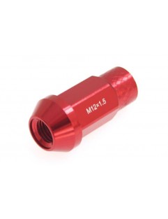 Nuts M12x1.5 Alu 50mm JBR Red Cone