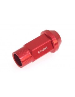 Nuts M12x1.5 Alu 50mm JBR Red Cone