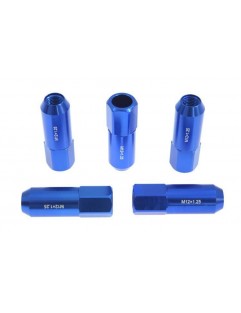 Nuts M12x1.25 Alu 60mm JBR Blue Cone