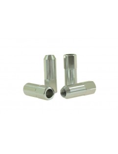 Nuts M12x1.25 Alu 60mm JBR Silver Cone