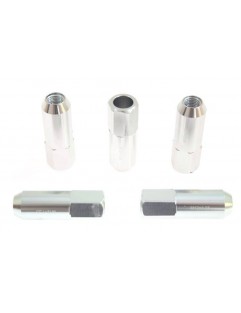 Nuts M12x1.25 Alu 60mm JBR Silver Cone