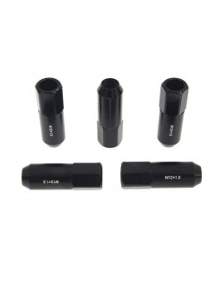 Muttrar M12x1.5 Alu 60mm JBR Black Cone