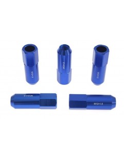 Nuts M12x1.5 Alu 60mm JBR Blue Cone