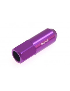 Nuts M12x1.5 Alu 60mm JBR Purple Cone