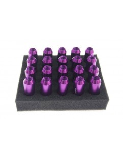 Nuts M12x1.5 Alu 60mm JBR Purple Cone