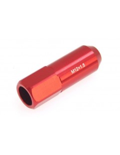 Nuts M12x1.5 Alu 60mm JBR Red Cone