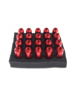 Nuts M12x1.5 Alu 60mm JBR Red Cone