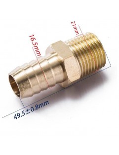 1/2 "nipple for 16mm wire BRASS