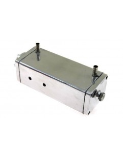 Oil catch tank 1L 10mm TurboWorks Silver