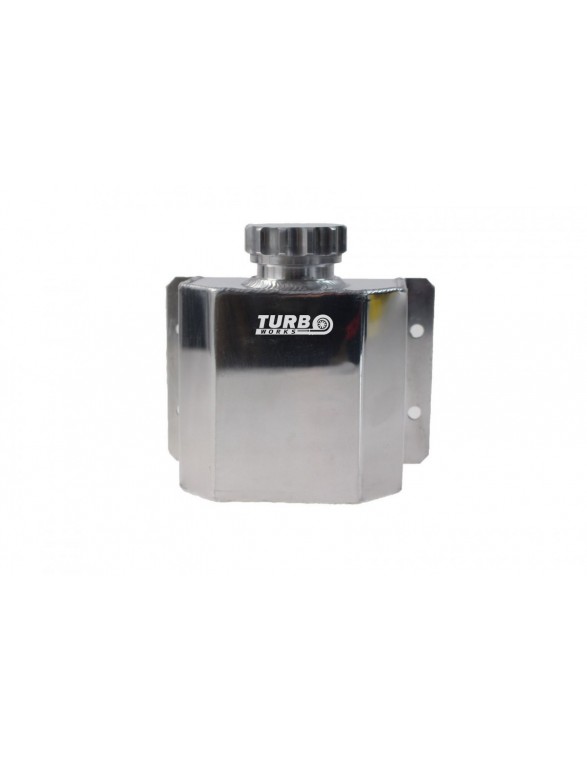 Oil catch tank grodziowy 1L 10mm TurboWorks Silver