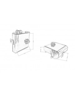 Öljyn saalissäiliö 2L 10mm / 14mmTurboworks hopea