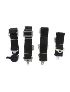 4p 2 "sports belts Black - Quick