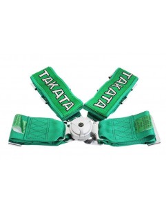 Sport Belts 4p 3 "Green - Takata Replica