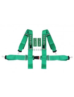 Sport Belts 4p 3 "Green - Takata Replica