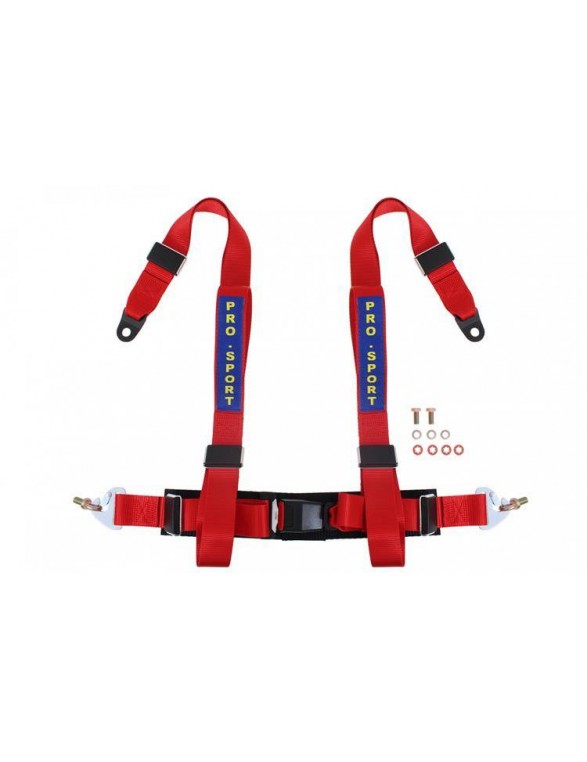 4p 3 "Red sports belts - Pro Sport