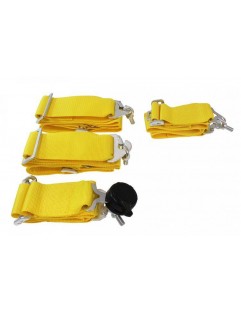 Sports belts 4p 3 "Yellow - Quick