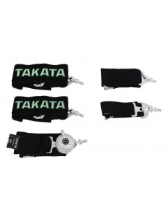 5p 3 "Black Sports Belts - Takata Replica harness