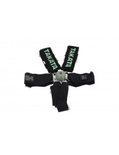 Sports Belts 6p 3 "Black - Takata Replica