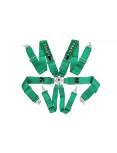 Sports Belts 6p 3 "Green - Takata Replica harness