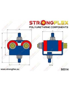 Engine mounting BMW E36 E46 Z3 Z4