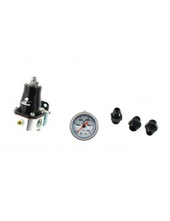 Aeromotive EFI 1000HP AN6 Silver Fuel Pressure Regulator + Indicator