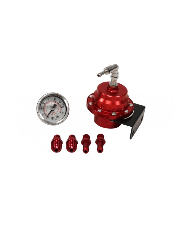 TurboWorks AN6 fuel pressure regulator + RED clock