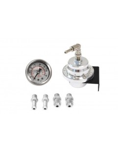 TurboWorks AN6 fuel pressure regulator + SILVER clock