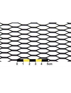 ALU MESH HONEY COMB SVART 120 * 20cm