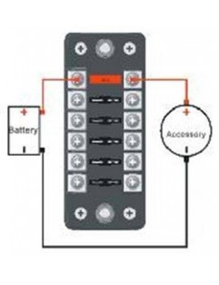 6-circuit fuse box - Type A