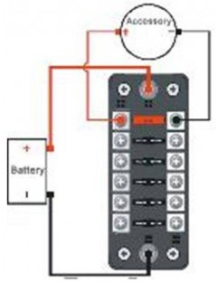 6-circuit fuse box - Type B