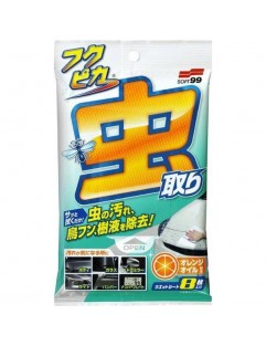 Soft99 Fukupika Bugs & Droppings Removal Wipes 8 pcs (Wipes)