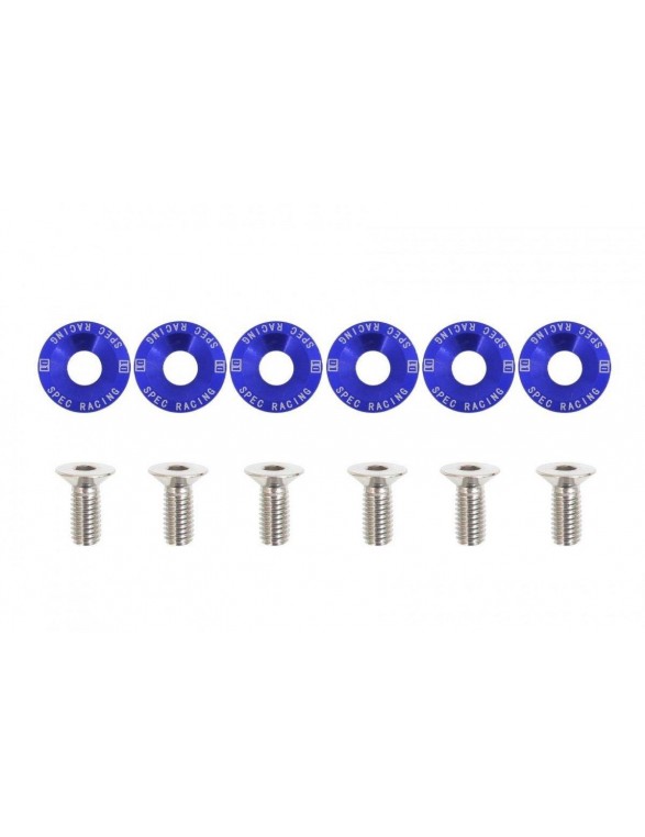 Decorative screws M8x1.25 15mm D1 Blue