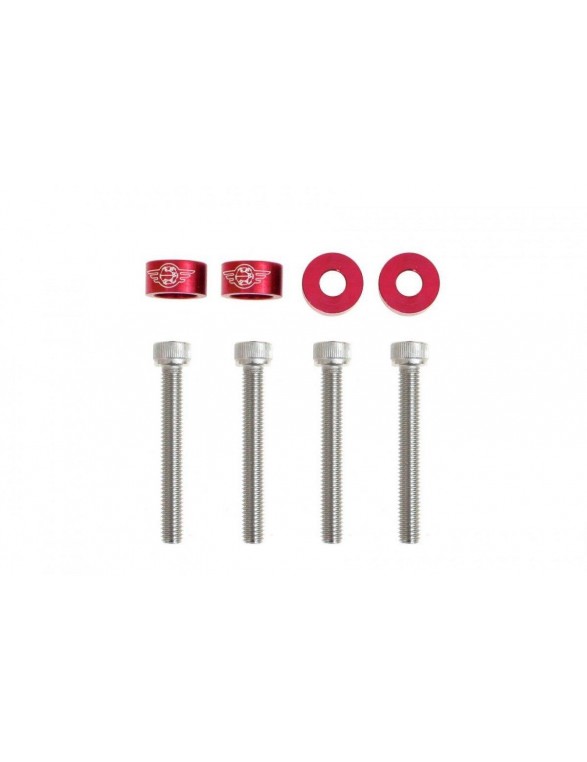 Decorative screws M6x1.0 45mm JDM Red