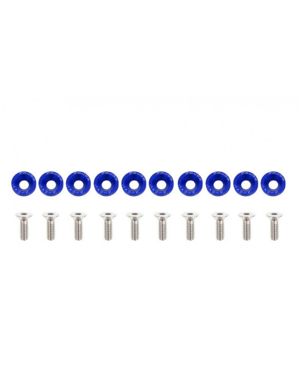 Decorative screws M6x1.0 15mm JDM Blue