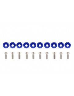 Decorative screws M6x1.0 15mm JDM Blue