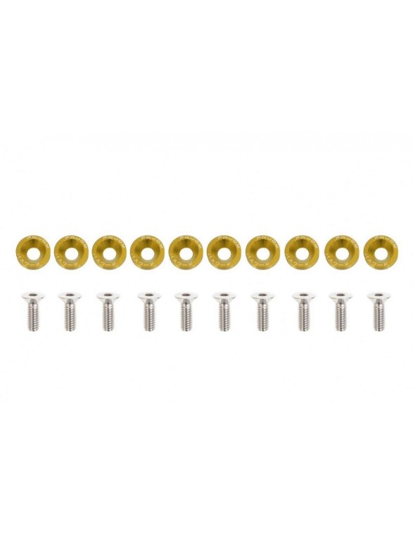 Decorative screws M6x1.0 15mm JDM Gold